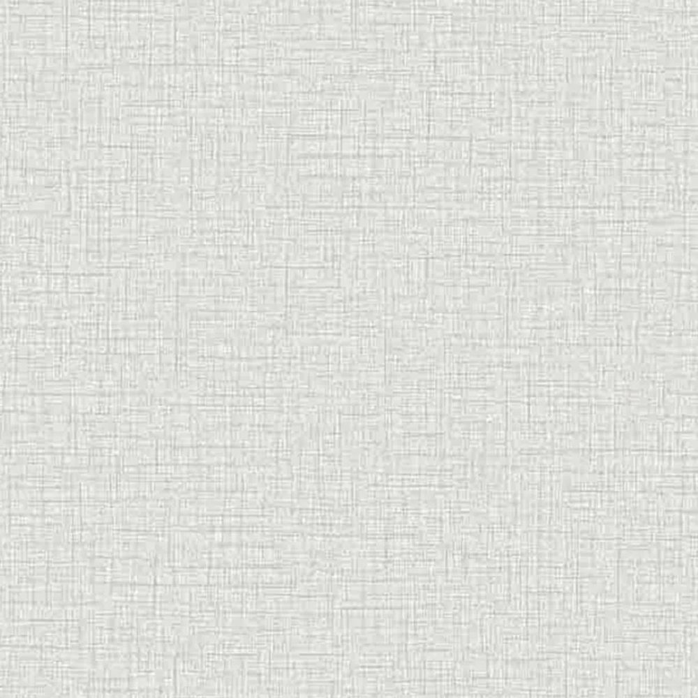 Papel de Parede Colorkey Aspecto Têxtil Branco e Prata COL1024