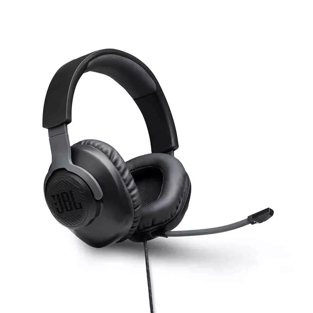 Headphone Gamer JBL Quantum 100 com Microfone Removível Over-ear Gamer Preto UNICA