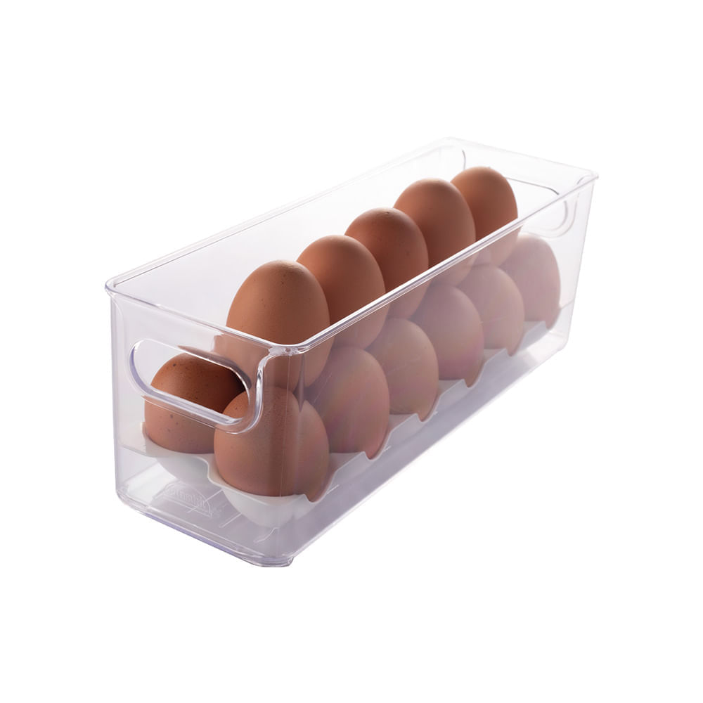 Porta Ovos Organizador Plasútil Plástico para 17 Ovos UNICA