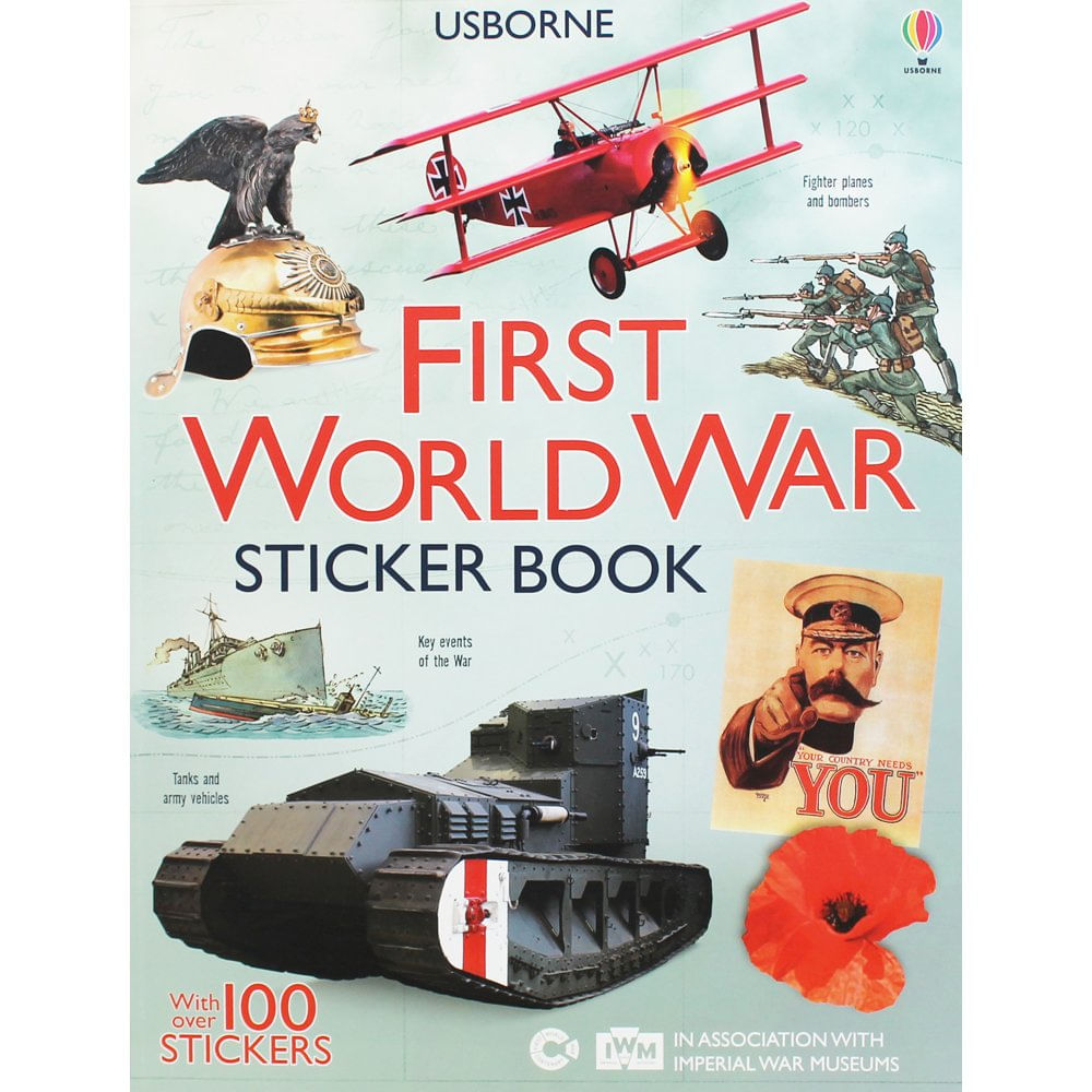 Livro First World War Sticker Book