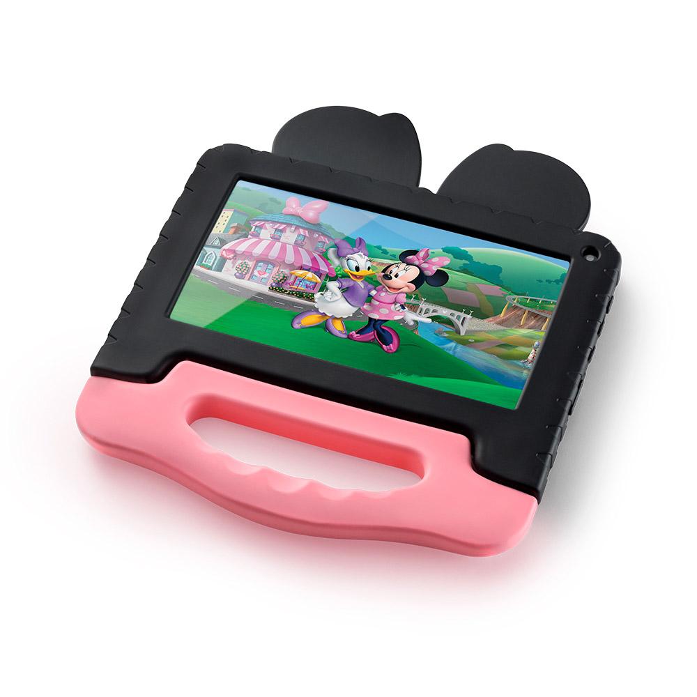 Tablet Infantil Minnie 7" 32GB Quad Core Android 13 NB396 Multilaser Rosa