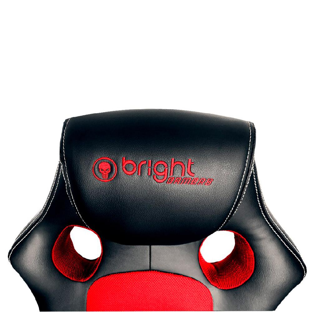 Cadeira Gamer Bright 0602 Vermelho com Preto