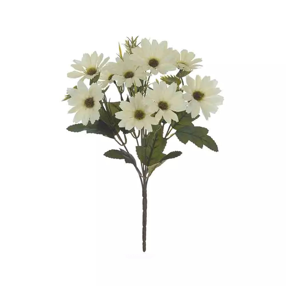 Bouquet de Margarida X10 Florarte 30cm Creme UNICA