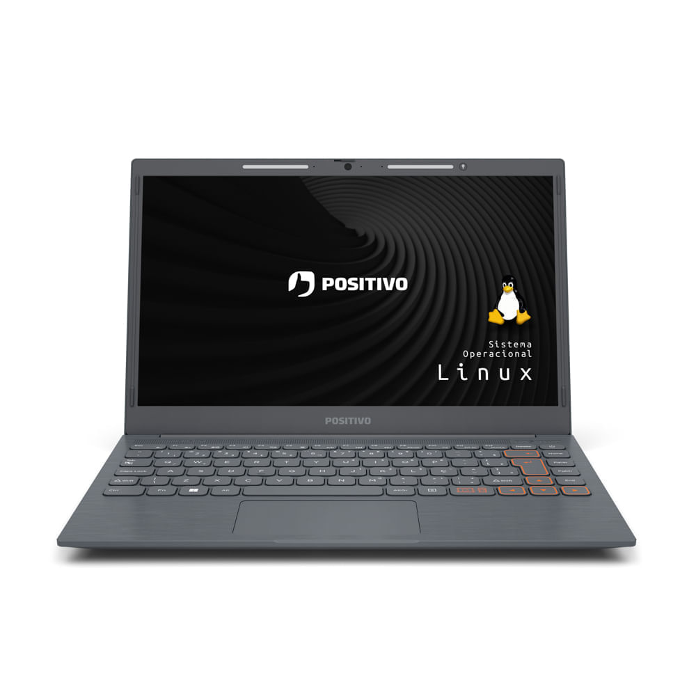 Notebook Positivo Vision C14 Lumina BAR Intel® Celeron® Dual Core™ Linux 8GB 240GB SSD 14” HD – Cinza