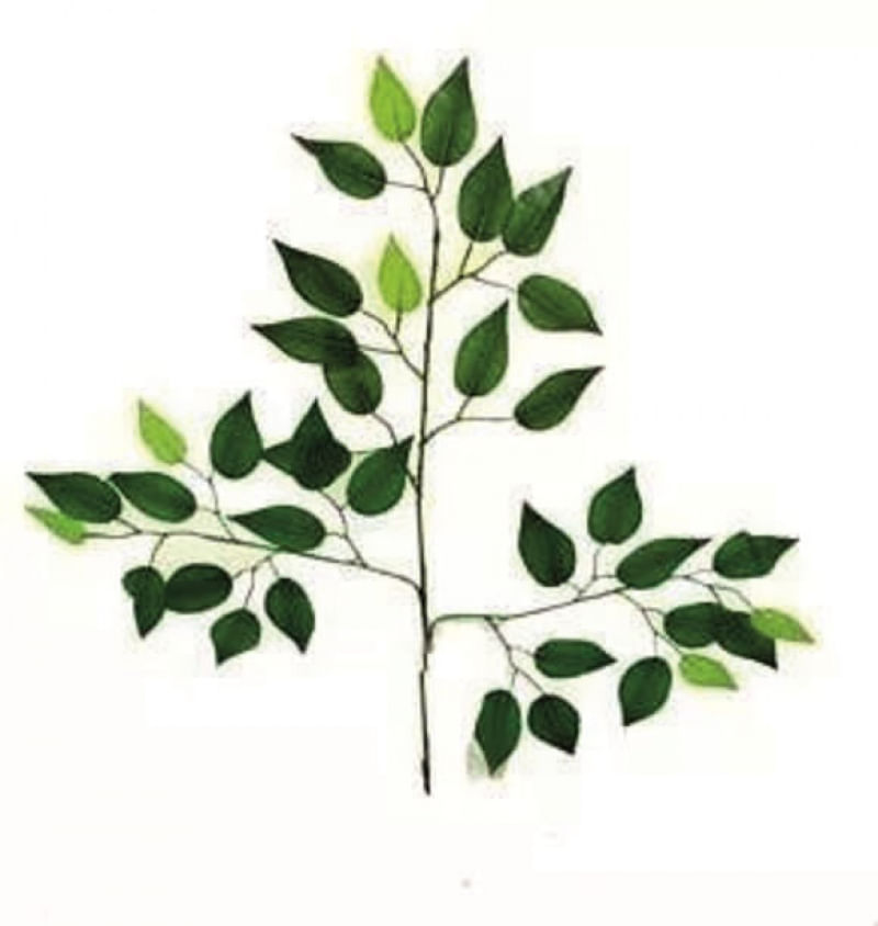 Folha de Ficus Artificial 120 Galhos