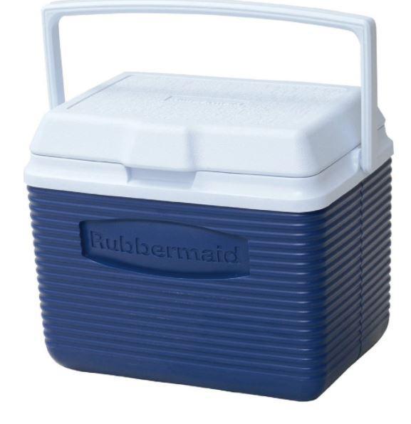 Cooler Térmico 9,5 Litros Rb003 Azul Rubbermaid