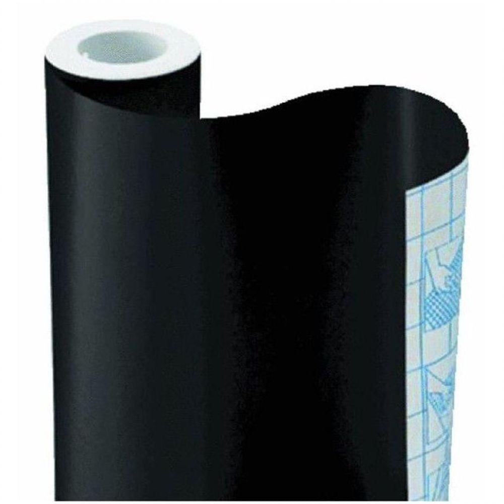 Adesivo Lousa Quadro Negro Preto Fosco 100 x 50 cm 2 Giz