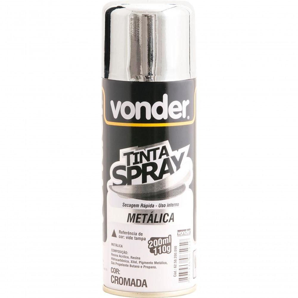 Tinta Spray Cromado 200Ml/110G