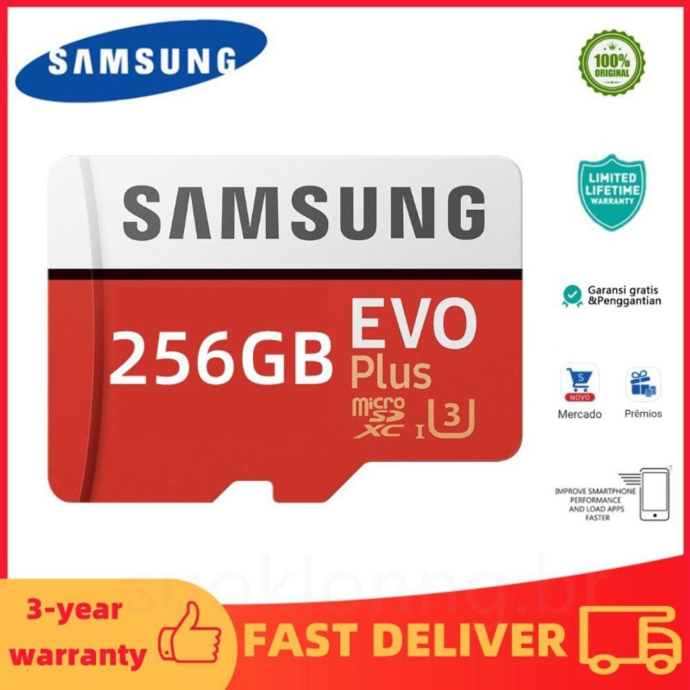 Cartão De Memória Samsung Mb-mc256ga/apc Evo Plus Sd 256gb