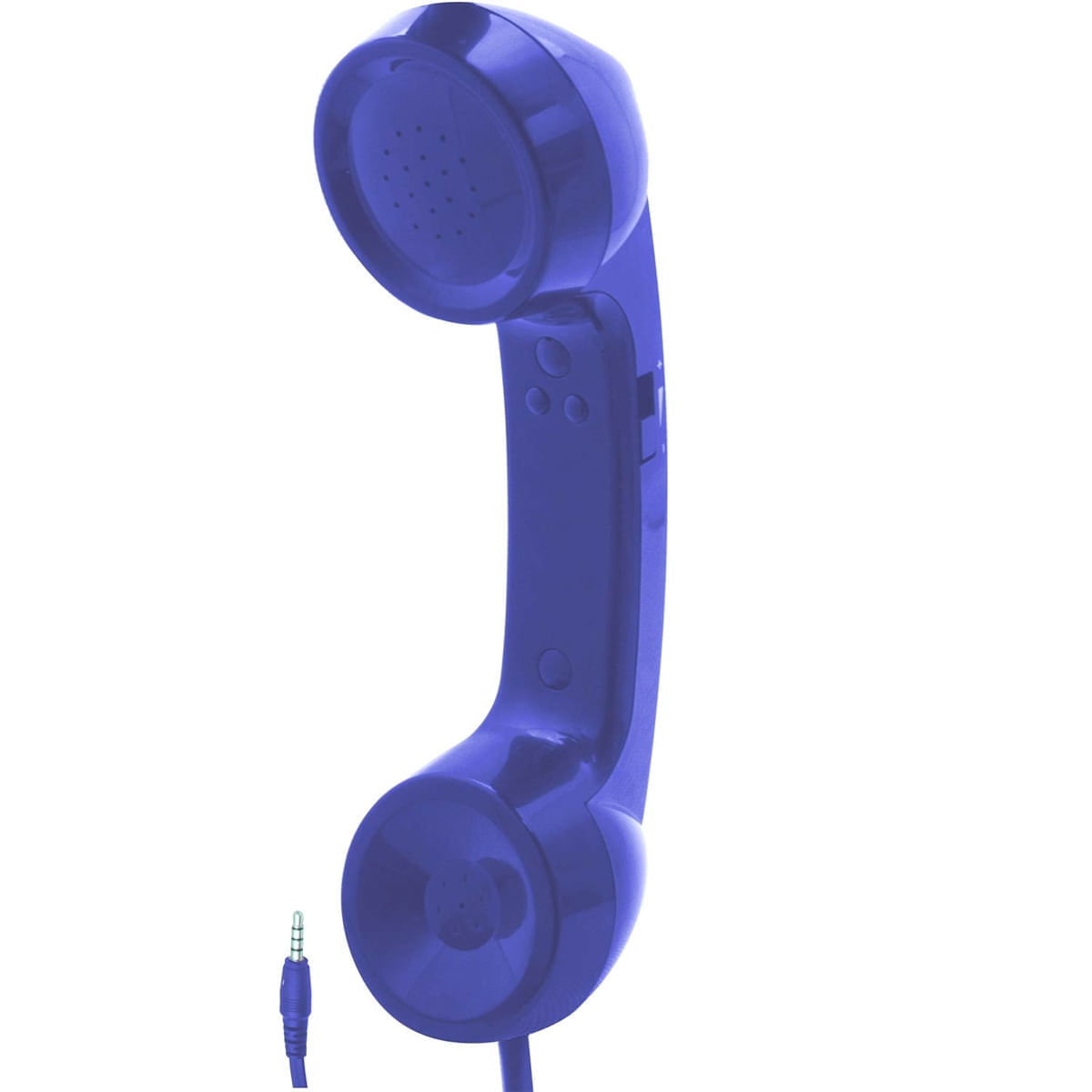 Monofone com conexão plug P2 Azul