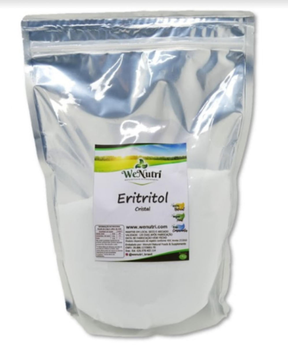Eritritol Cristal Puro Importado 1 Kg Wenutri