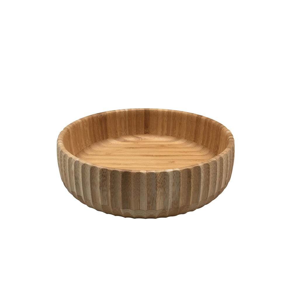 Bowl Canelado de Bambu Grande OIKOS