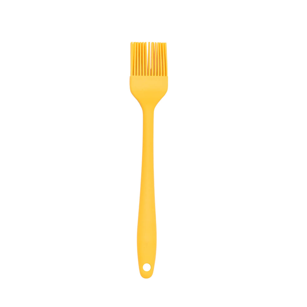 Pincel de Silicone Pequeno Amarelo OIKOS