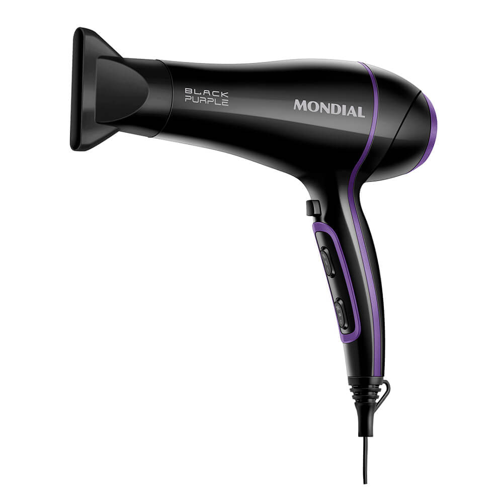 Secador de cabelos Mondial Black Purple SCN-01 2000W Preto/Roxo 127V