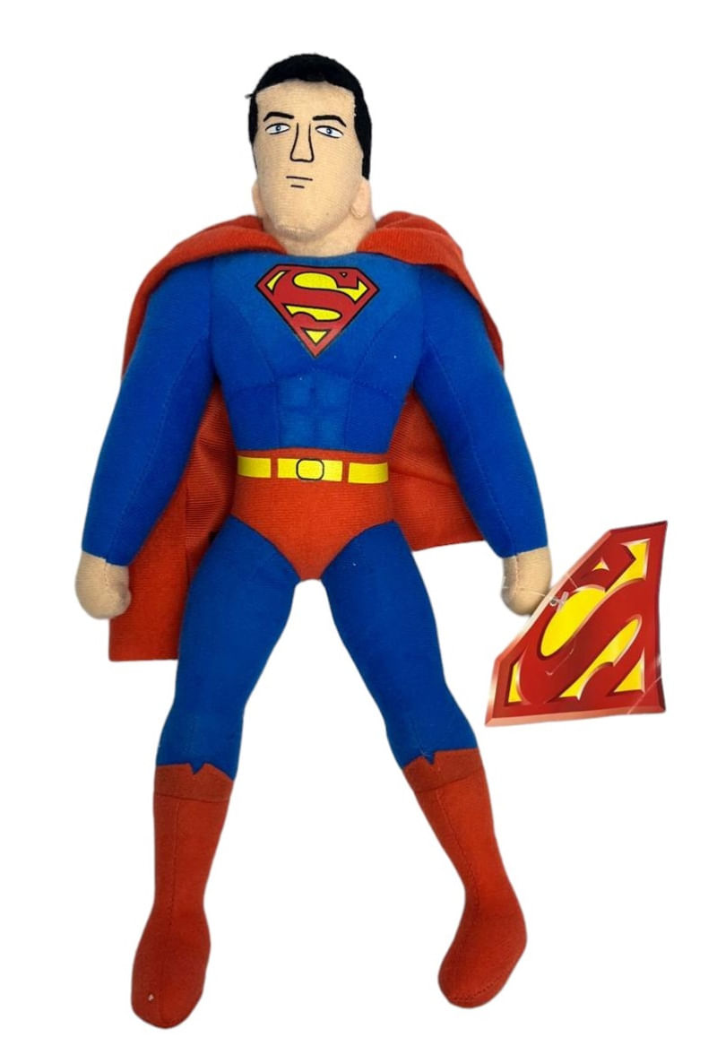 Boneco de Pelúcia Vintage Kellytoy Superman DC Comics