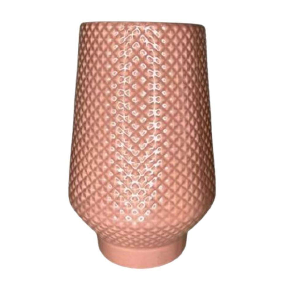 Vaso De Cerâmica Bico Jaca 12x18 Cm Rosa