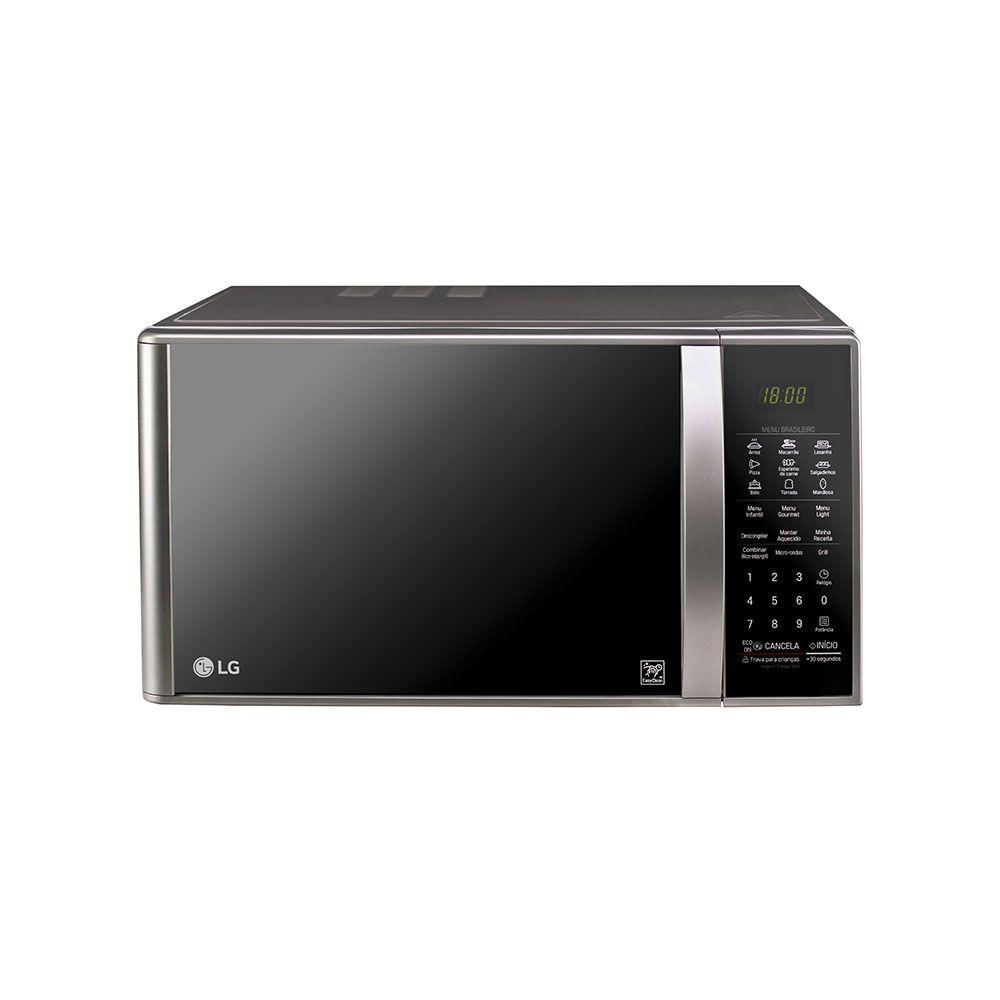 Micro-ondas LG Easy Clean Prata Espelhado 30L 127VMH7093BR 127v