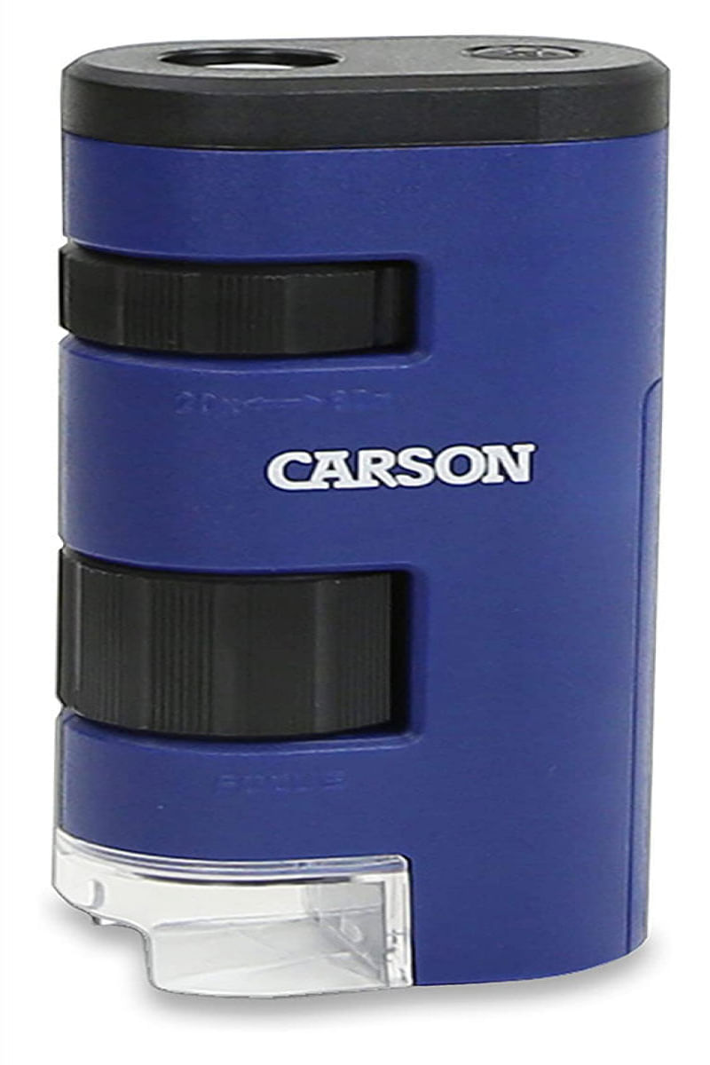 Microscópio De Bolso Mm-450 Carson Com Led E Ampliação 20X A 60X