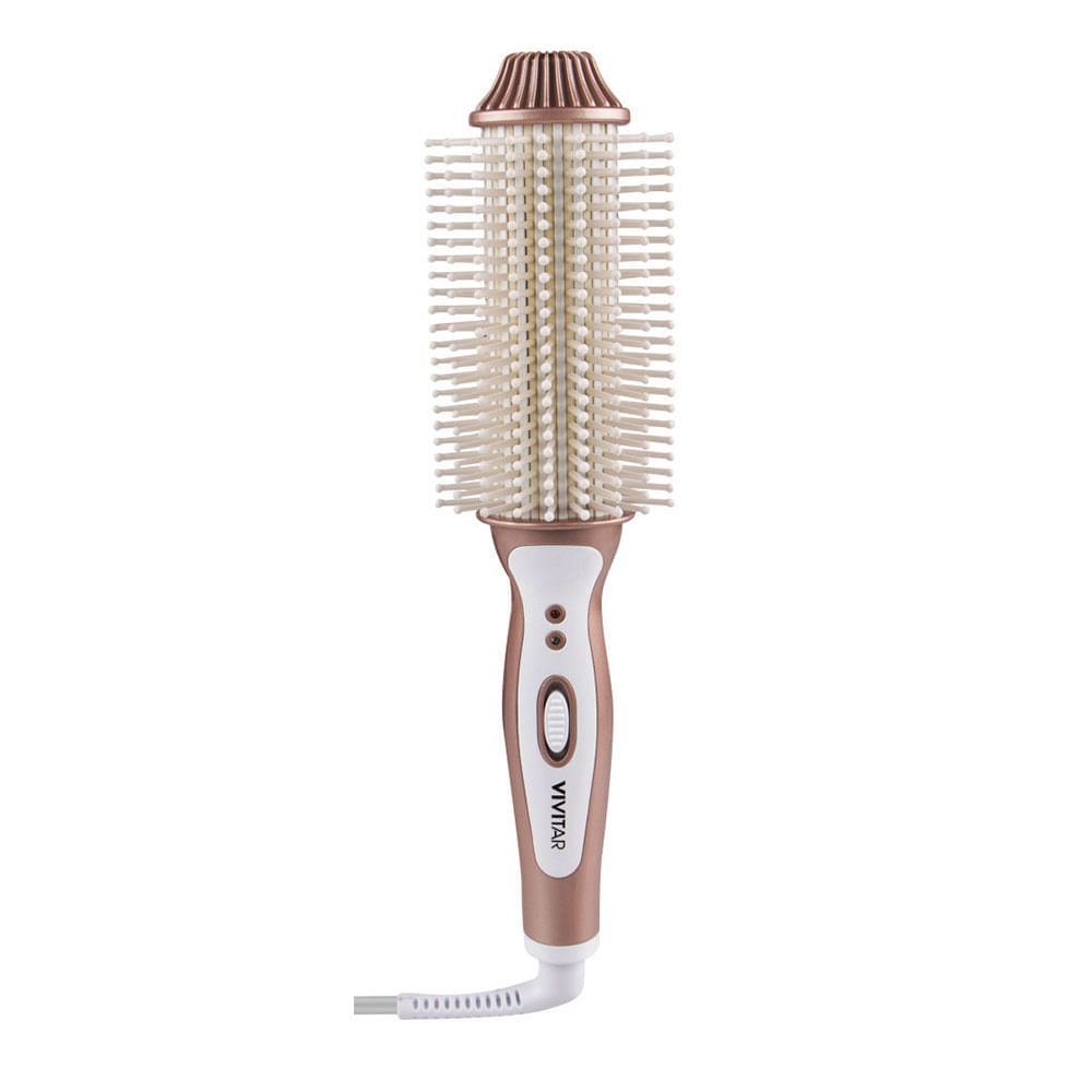 Escova Modeladora Vivitar PG-7250RG p/ enrolar, alisar e dar volume ao cabelo - Bivolt