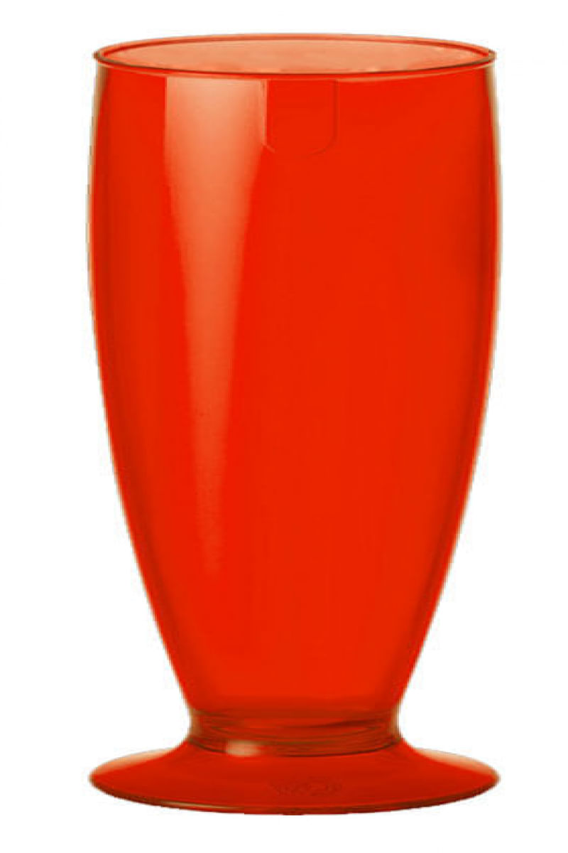 Tulipa Fun 6,1 x 6,1 x 18,5 cm 300 ml - Vermelha