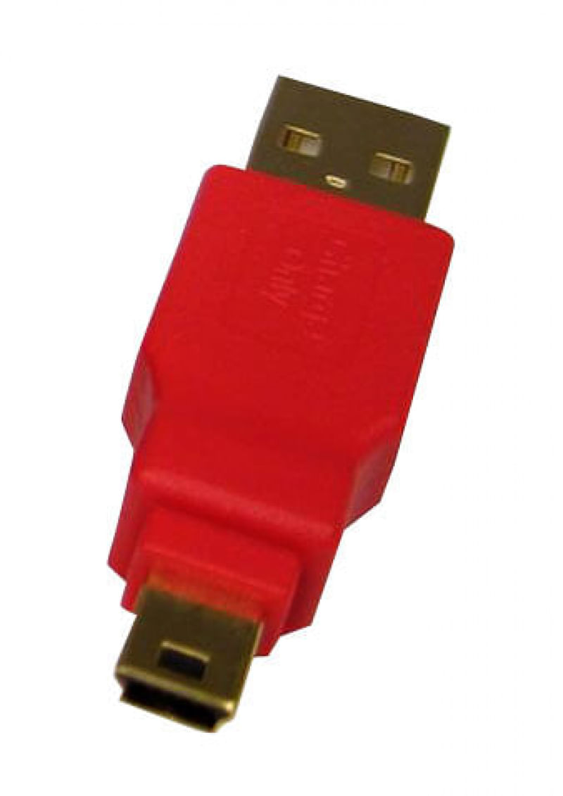 Adaptador USB A / USB mini 5 para carga