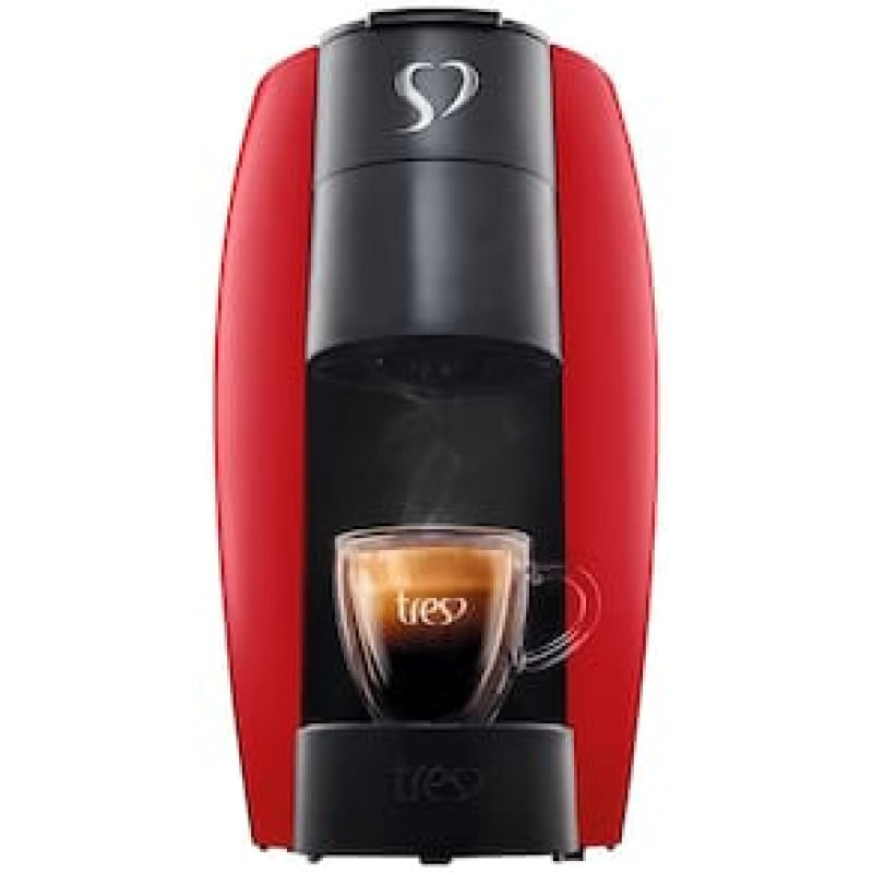 Cafeteira Espresso TRES Lov Automática Multibebidas – Vermelha Vermelho / 220