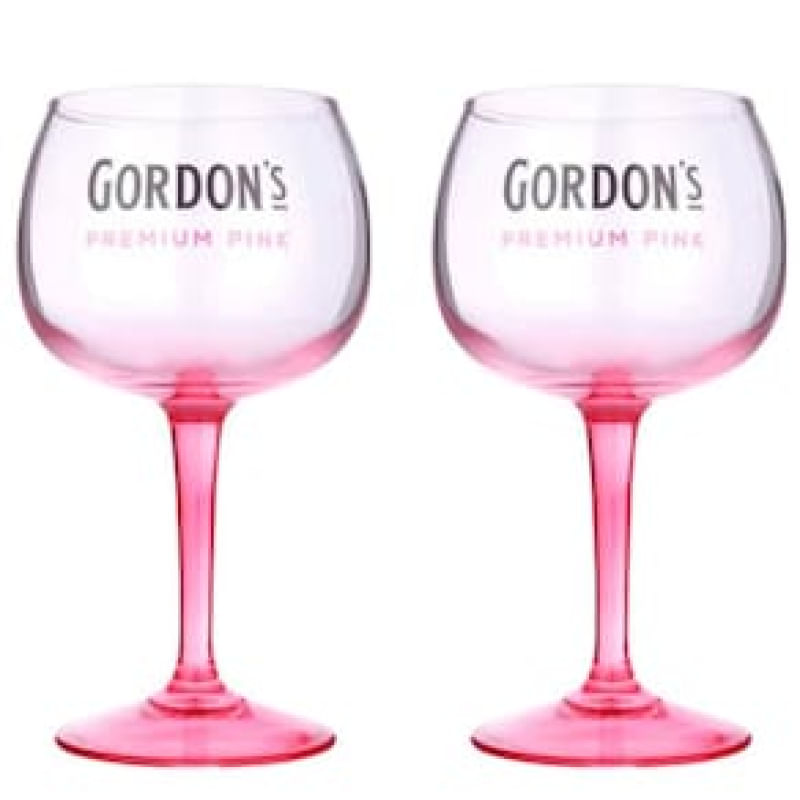 Conjunto de Taças para Gin Gordon’s Pink 600 ml – 2 Peças