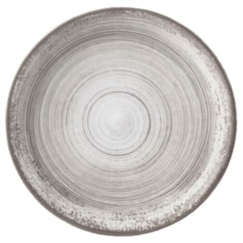 Aparelho de Jantar 16 Peças P.Schmidt Esfera em Porcelana com Bowl e Caneca - Cinza