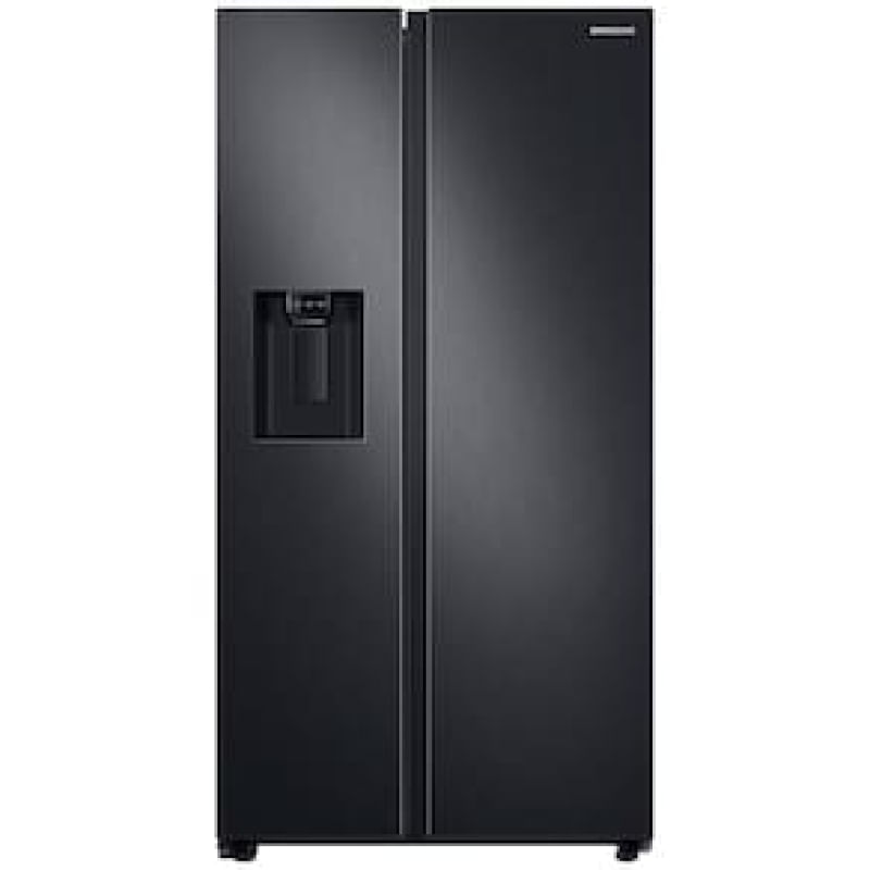 Geladeira Samsung Side By Side Digital Inverter RS60T5200B1 Frost Free com All Around Cooling e Spacemax Black Inox Look – 602 L Preto / 220