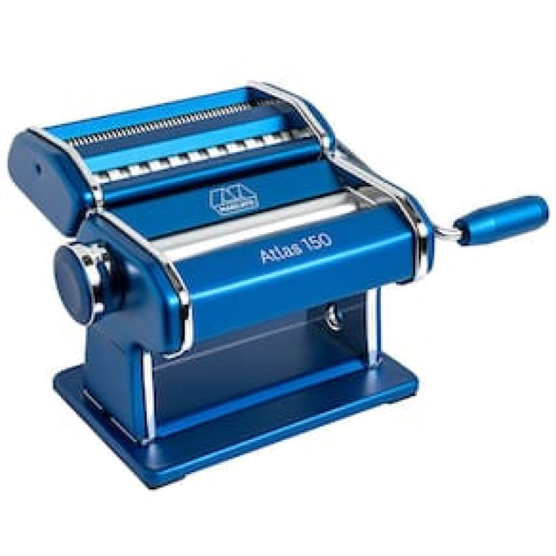 Máquina para Macarrão Marcato Atlas 150 em Aço Inox - Azul