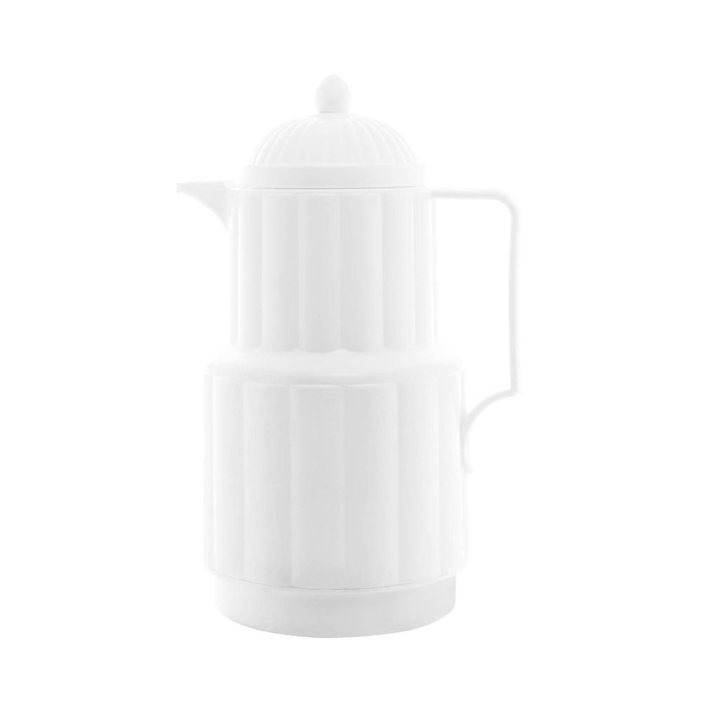 Garrafa Térmica de Plástico Dubai Branca 1L - Lyor