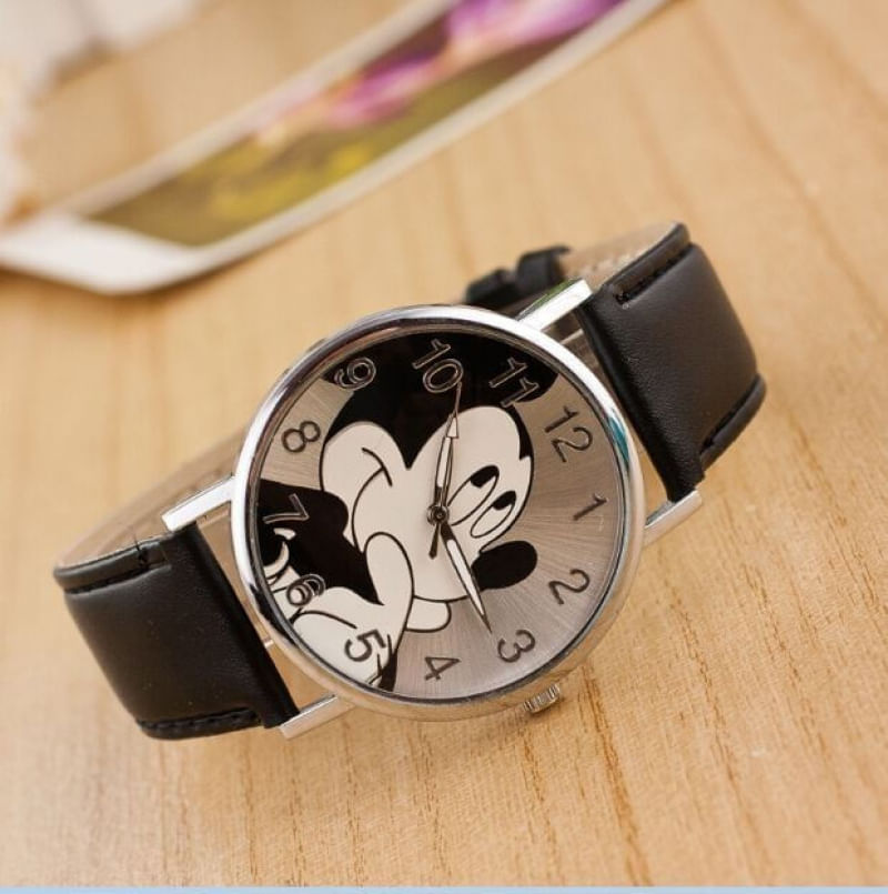 Relógio De Pulso Adolescente/Criança Mickey Mouse Promoção