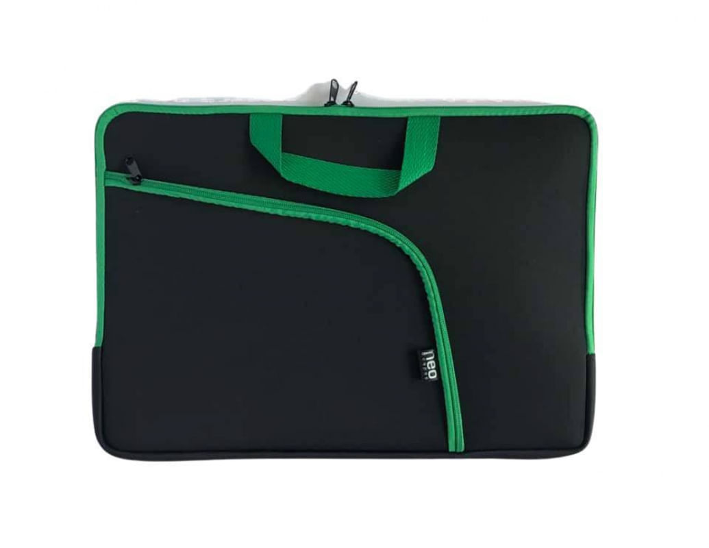 Capa Case Pasta Para Notebook Com Bolso 15,6 Neoprene Verde