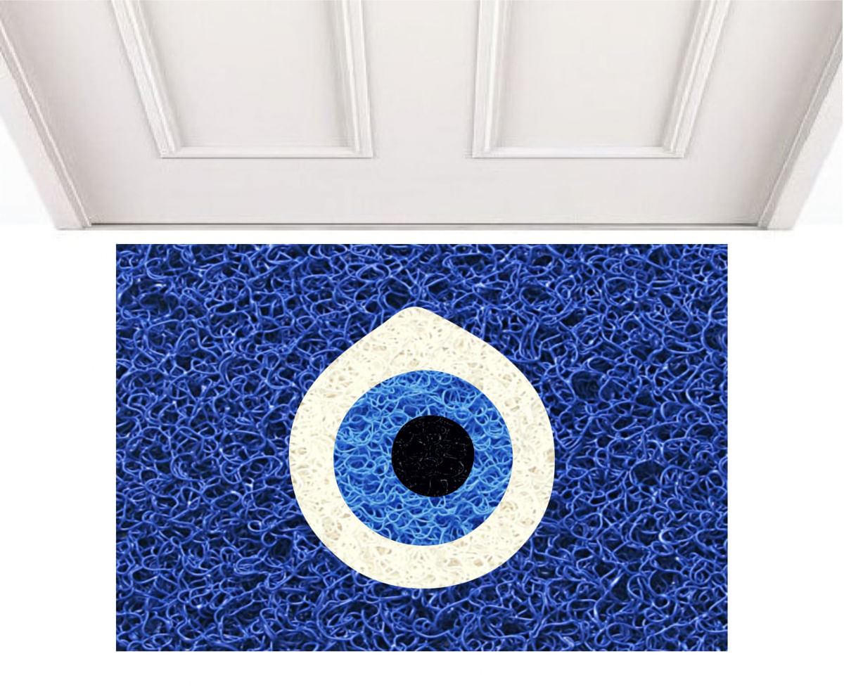 Tapete Divertido Casa dos Capachos Olho Grego 0,60 x 0,40cm