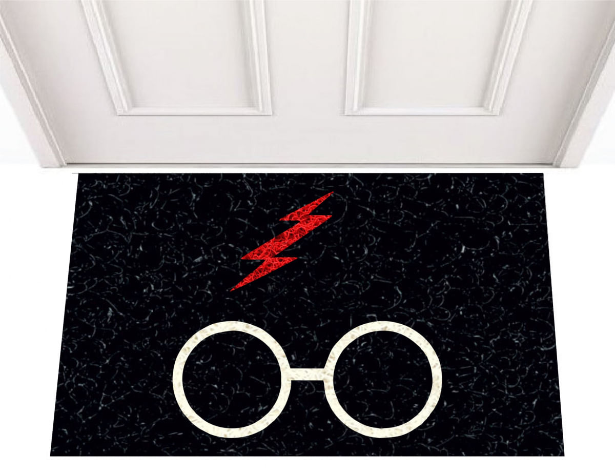 Tapete Divertido Casa dos Capachos Harry Potter 0,60 x 0,40