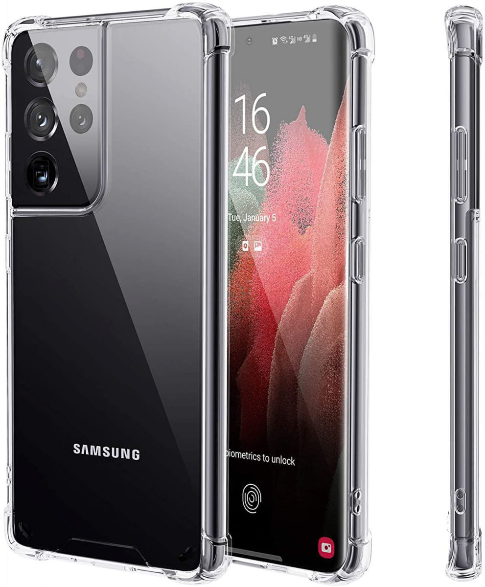 Capa Anti Shock P Samsung Galaxy S21 Ultra  - Transparente
