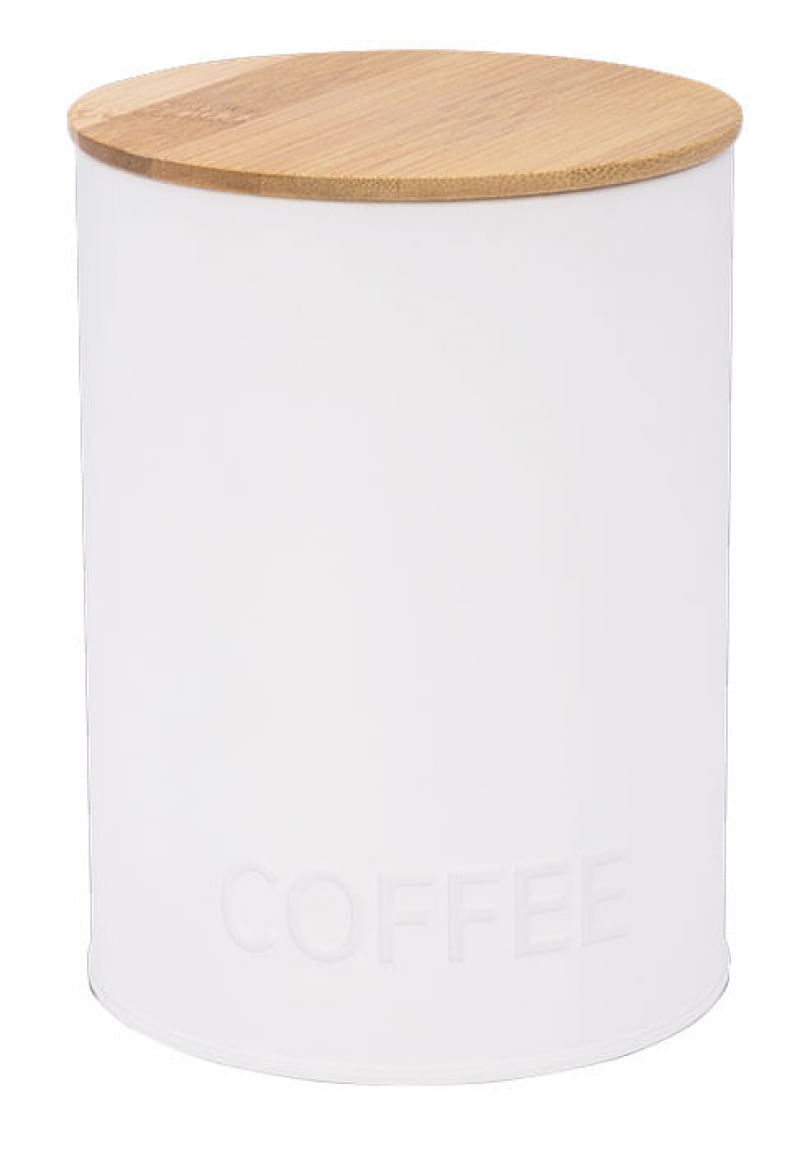 Pote Redondo Para Café Canister Branco - Haus Concept 11,4 x 15,2 cm
