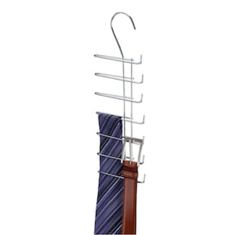 Cabideiro para Cintos e Gravatas em Aço Cromado Utimil – 36 cm