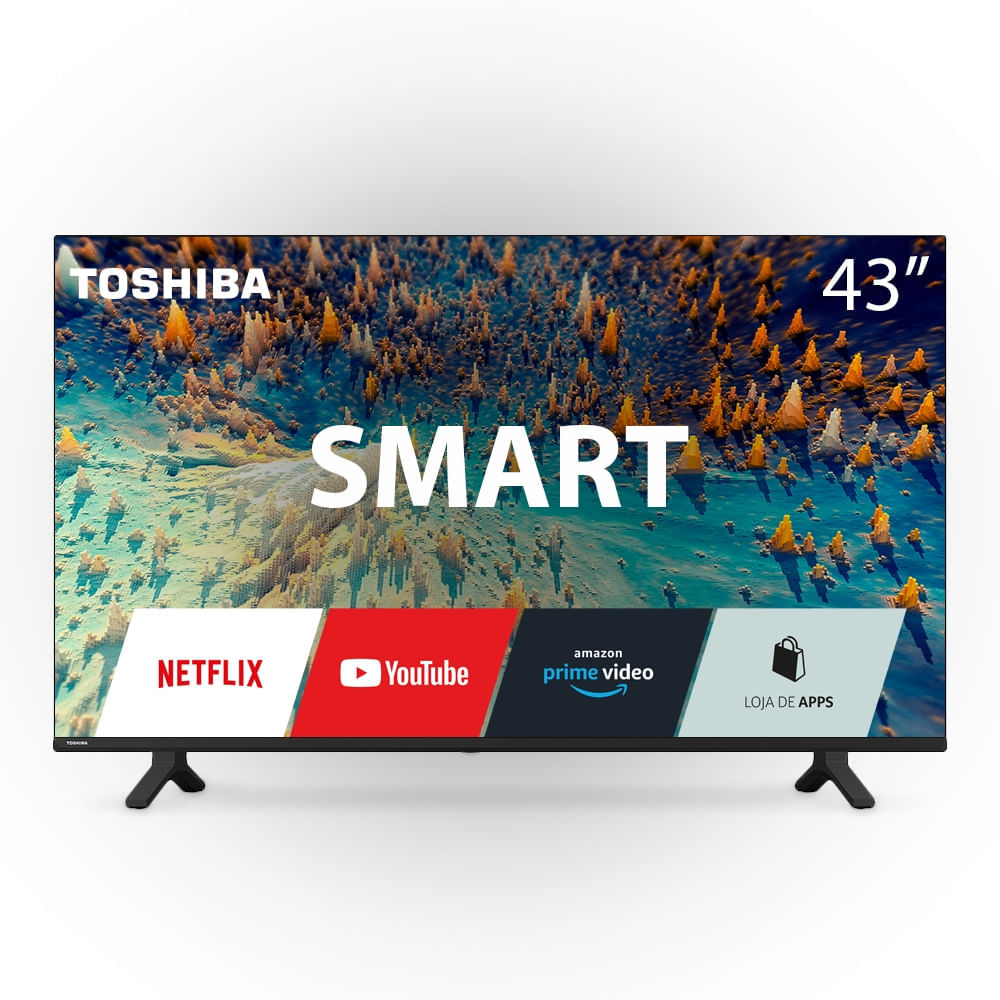 Smart TV 43" Toshiba DLED Full HD - TB008M TB008M