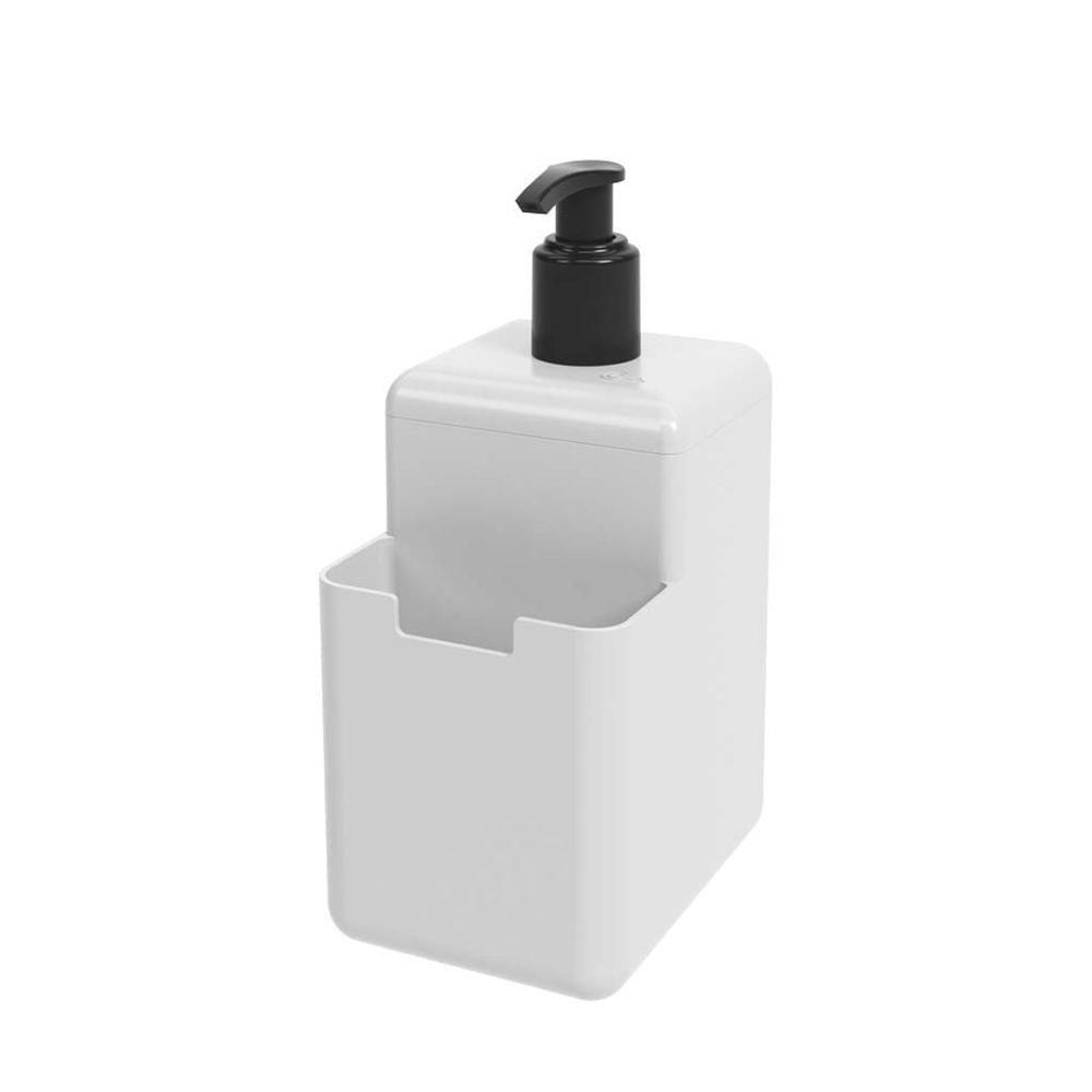 Dispenser Coza Para Detergente Líquido E Esponja - Brinox Branco